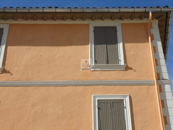 GOUTTIERE ZINC, VAR 83 : POSE DE GOUTTIERES ZINC, MAISON A TRANS EN PROVENCE, VAR 83. – Image 6
